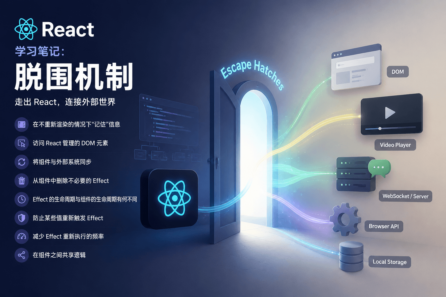 React 学习笔记：脱围机制